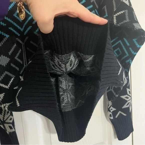 HERMAN’S Vintage Wool Crewneck Ski Sweater – Red & Black – Size Tag L/XL - Picture 3 of 6